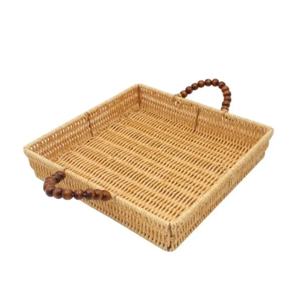 Cesta Quadrada Trama com Alça